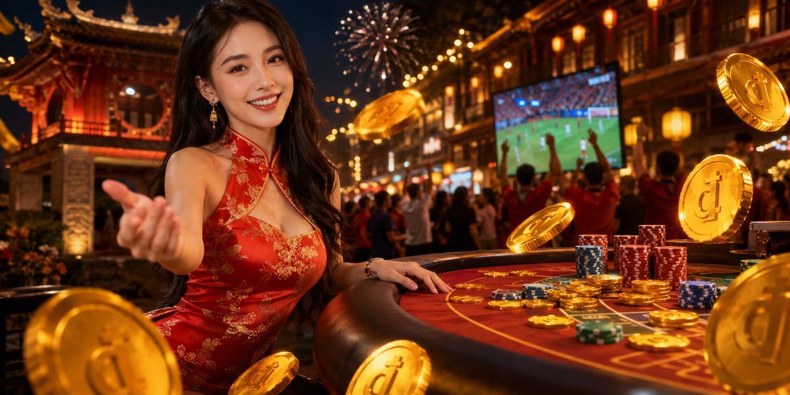 Người chơi tại chợ đêm Hà Nội trải nghiệm slot game trực tuyến trên điện thoại