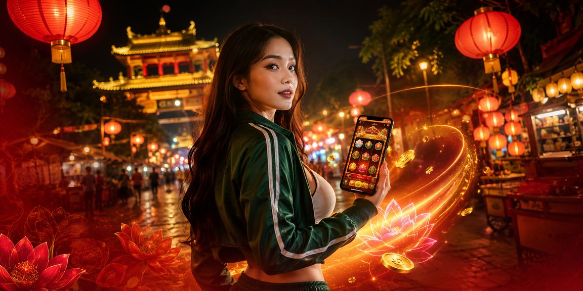 Người chơi trực tuyến tại chợ đêm Huế với không khí nhộn nhịp về đêm