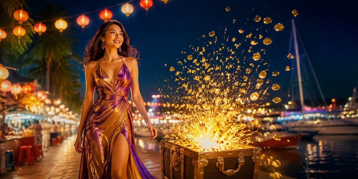Tiệc casino sôi động tại khu chợ đêm Nha Trang