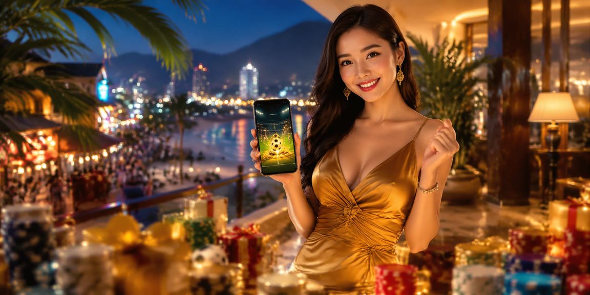 Khung cảnh cá cược bóng đá tại chợ đêm Nha Trang về đêm