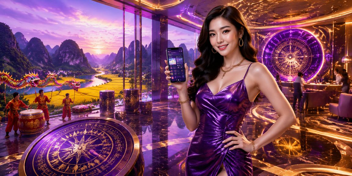 Người dùng thanh toán và cá cược trực tuyến tại Ninh Bình với giao diện neon